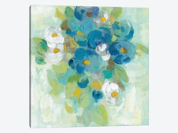 Silvia Vassileva Canvas Wall Decor Art Prints - Spring Aroma II, Yellow ( Floral & Botanical > Flowers art)