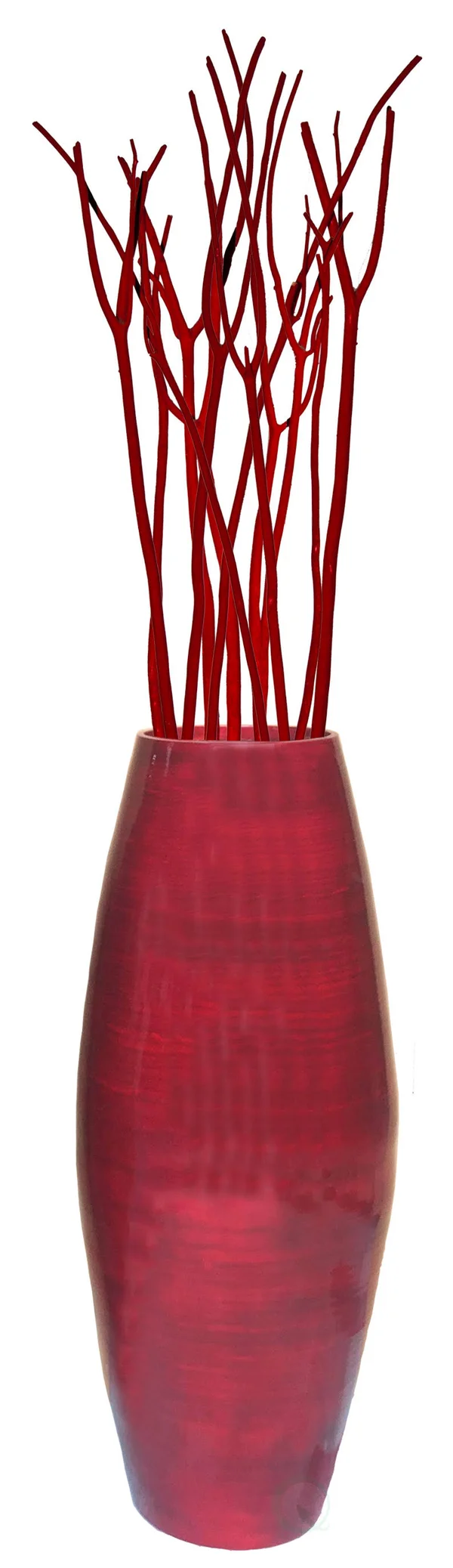 27.5x22 Tall Bamboo Floor Vases, Set of 3 Colors