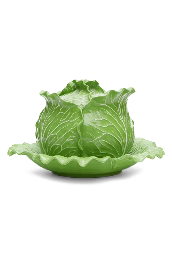Tory Burch Lettuce Ware Covered Tureen - Green