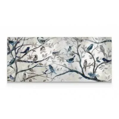 Morning Chorus - Wrapped Canvas Painting Print Charlton Home Size: 12x22 H x 30x22 W x 1.5x22 D