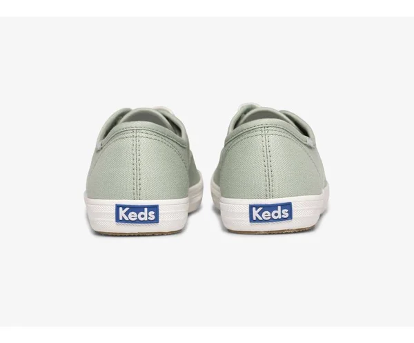 Keds Champion Feat. Organic Canvas Jade, Size 6.5W Women's Shoes