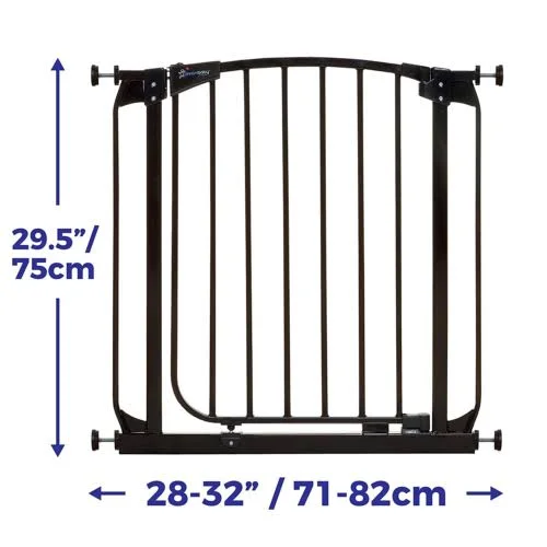 Dreambaby Chelsea Auto Close Security Gate in Black