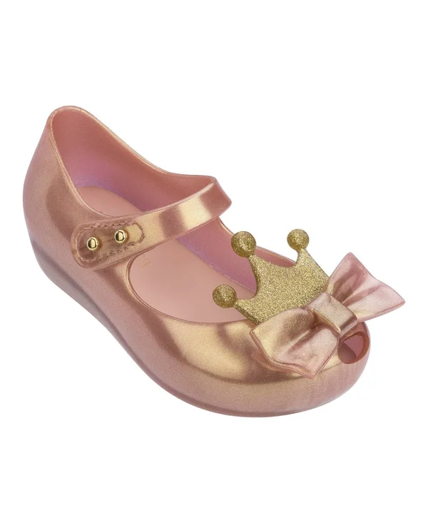 Mini Melissa Ultragirl Princess Shoes Silver 5
