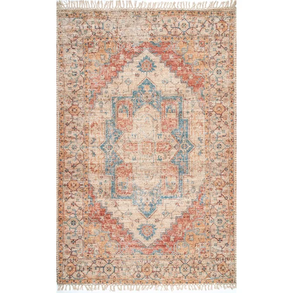 nuLOOM Mya Flatweave Multi 9 ft. 6 in. x 13 ft. 6 in. Area Rug