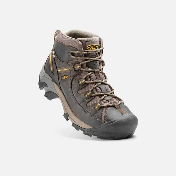 Keen Men's Targhee II Mid Waterproof Hiking Boots - Brown, 7.5