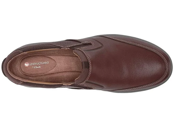 Clarks Un Trail Step Mahogany Leather - Men's, Size: 11.5, Brown