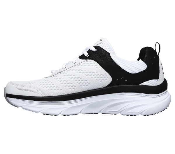 Men's Skechers Relaxed Fit D&Lux Walker Sneaker White/Black 10 EW