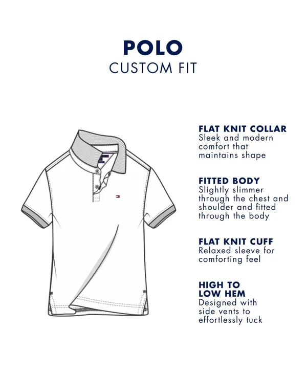 Tommy Hilfiger Men's Custom Fit Ivy Polo - Created for Macy&s - Fern Green