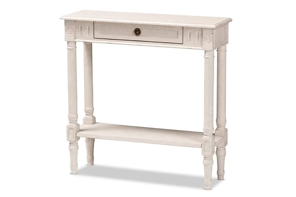Baxton Studio Canina Console Table - Whitewash