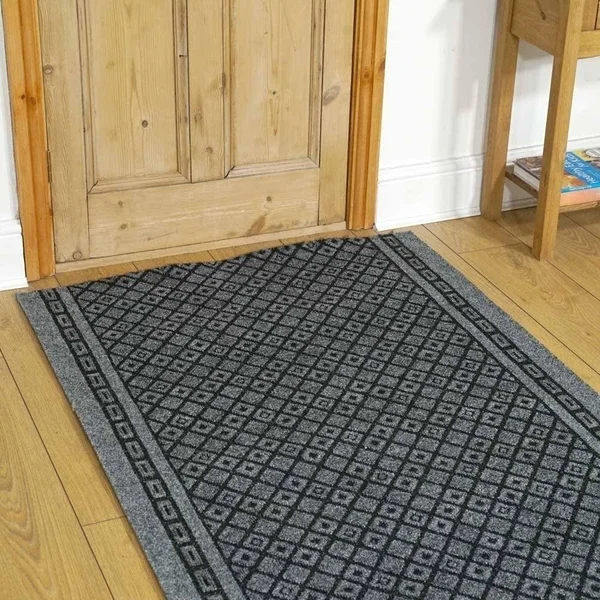 runrug USA Conga Gray Hallway Carpet Rug Runner Length: 11.7m, Width