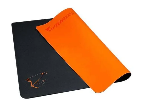 Gigabyte Accessory GP-AMP500 Hybrid Gaming Mouse Pad Fabric Silicon Black Orange