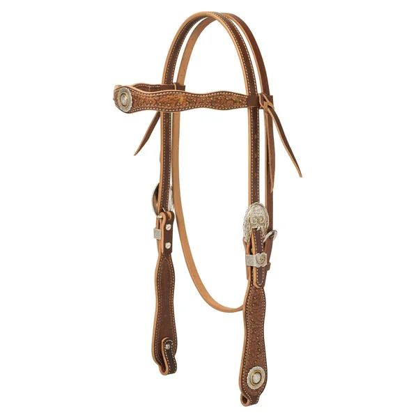 Weaver Leather Western Edge Browband Headstall - Sunset
