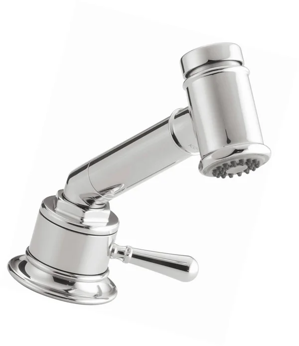KOHLER K-7344-4-S HiRise Independent Sidespray with Valve - Polished Stainless