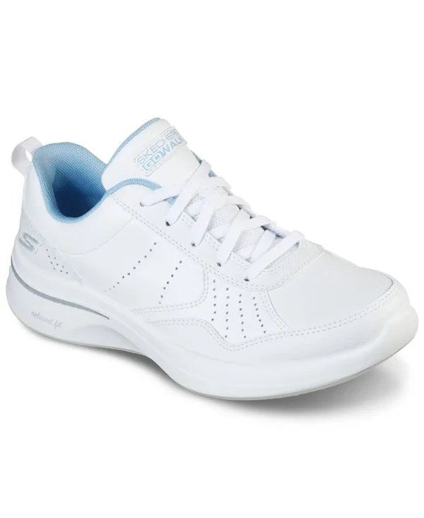 Skechers Women's GOwalk Steady Sneaker - White/Blue