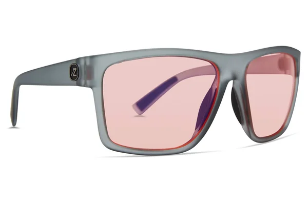 VonZipper Men's Dipstick Sunglasses, OS, Grey Satin/Rose Blue