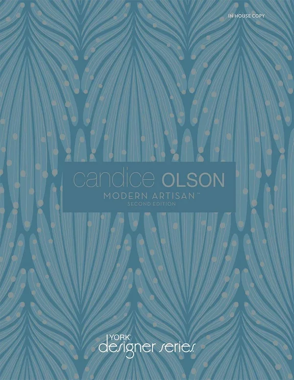York Wallcoverings Nd7092 Blue Oasis Wallpaper