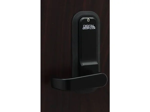 Lockey 2835 Mechanical Keyless Combination Lever - Jet Black