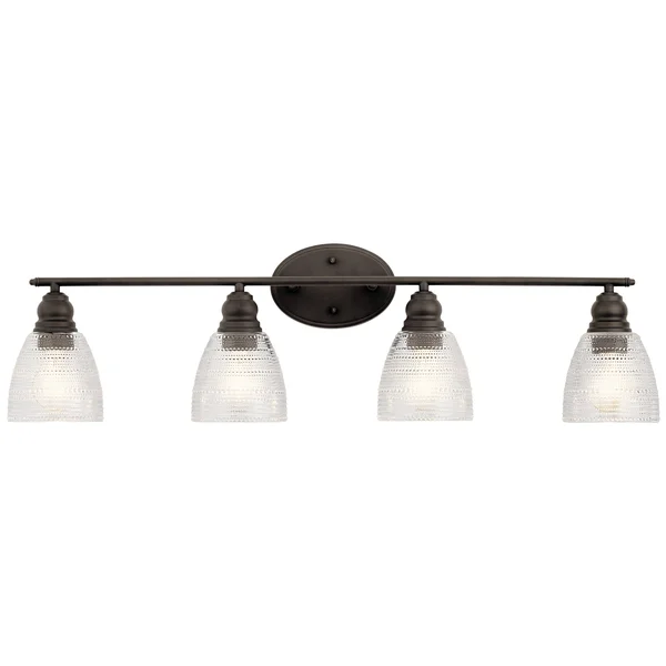 Kichler 45698OZ Karmarie 4-Light Bath Vanity in Olde Bronze