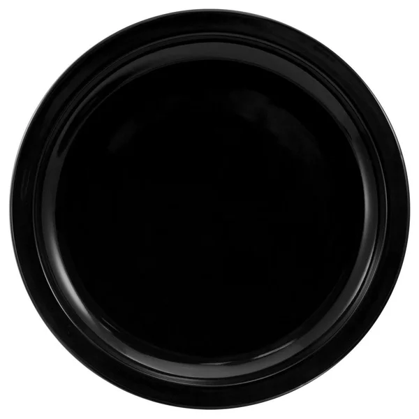 ITI CAN-16-B 10 5/8x22 Round Cancun? Plate - Ceramic, Black