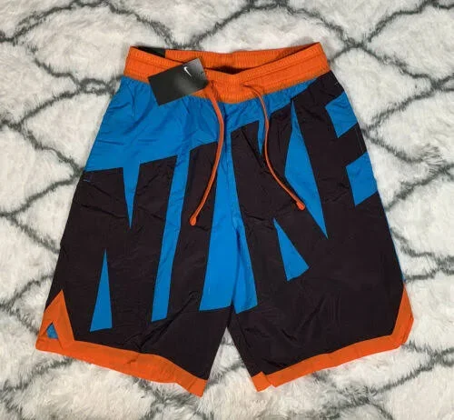 Nike Men's Dri-Fit Throwback Shorts in Blue - Size M, AT3165-446