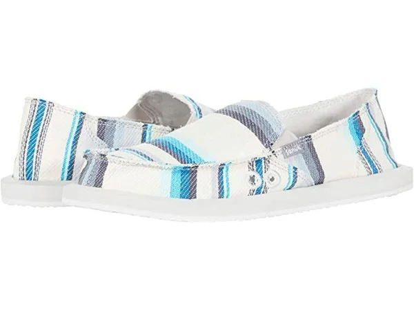 Sanuk Women's Donna Blanket - Blue Saddle Blanket - 9