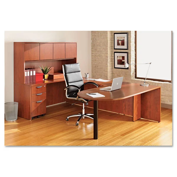 Alera Valencia Series D Top Desk, 71W x 35 1/2d x 29 5/8h, Medium Cherry