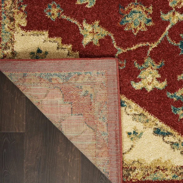 Nourison Traditional Vintage TRV01 Red Area Rug - 8&x 11&