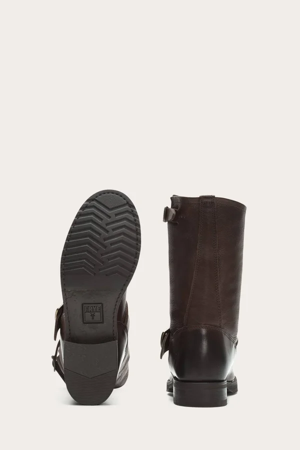 Frye, Veronica Short, 7.5 US, Dark Brown