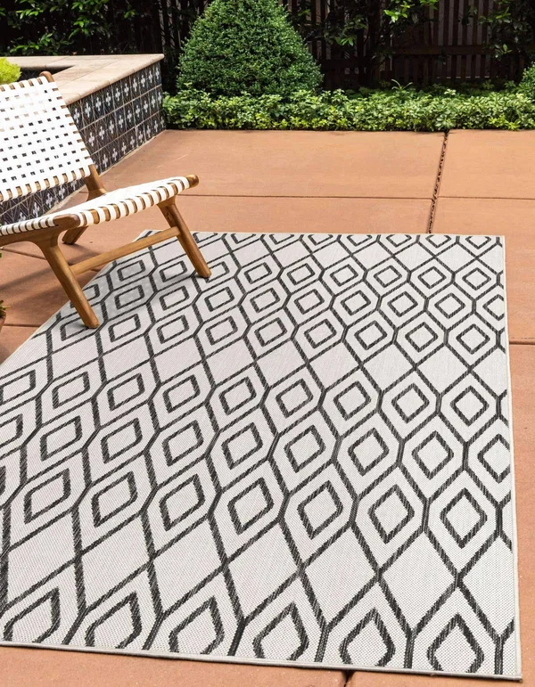 Jill Zarin Outdoor Turks and Caicos 3& x 5& Area Rug - Ivory