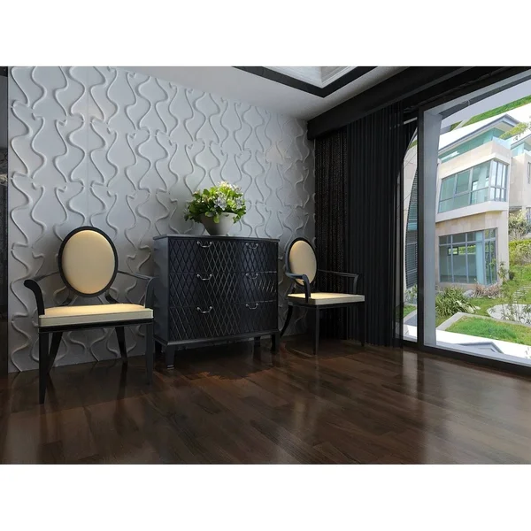3D Fiber Wall Decor panelling - 20x22x20x22/pc (Lily - 12pc)