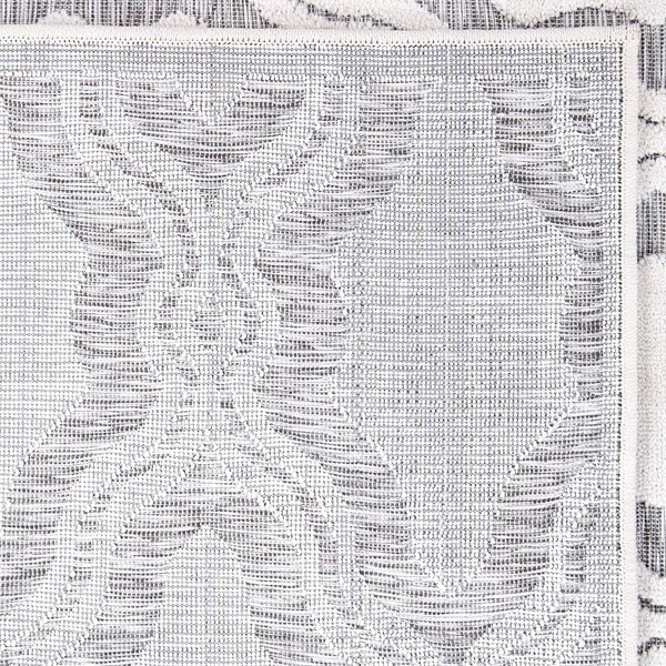 My Texas House by Orian Indoor/Outdoor Cotton Blossom Natural Gray Area Rug - 7&9x22 x 10&10x22
