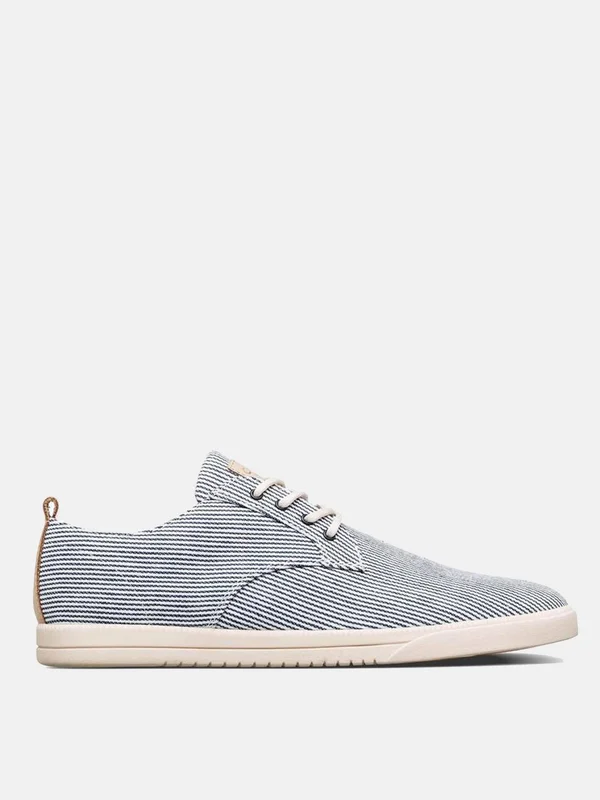 CLAE Ellington Textile 7.5 - Navy White Denim, NWD Derby Sneakers Unisex