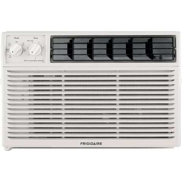 Frigidaire 6 - 000 BTU 115V Window-Mounted Mini-Compact Air Conditioner with Controls, White