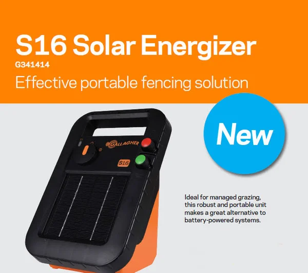 Gallagher G341414 Solar Fence Charger S16