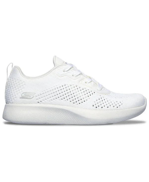 Skechers Women's Bobs Sport Squad 2 Social Space Sneaker, White