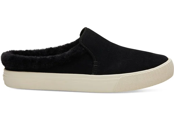 Women's Toms Sunrise Mule, Size: 9.5, Black Suede