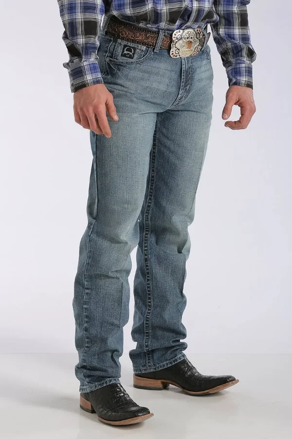 Cinch Men's Black Label 2.0 Medium Stonewash Jeans