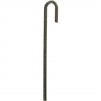 Rebar Ground Stakes - Landscaping, Camping, Irrigation & Trapping J, #4, 18 inch, 50pk, Size: #4 (4/8)