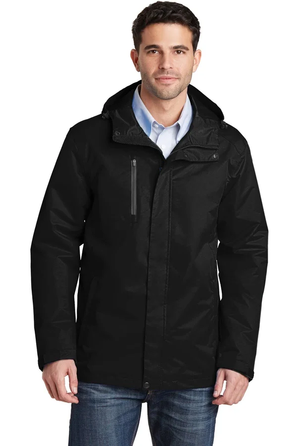 Port Authority All-Conditions Jacket. J331, Black