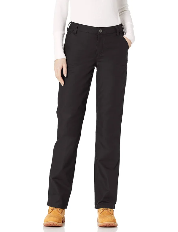 Carhartt Rugged Professional Series Women's Original Fit Pant - Black, 10 Short