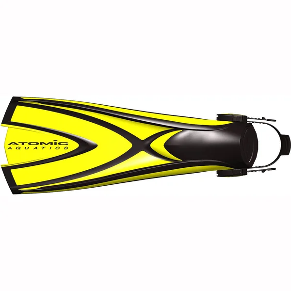 Atomic X1 Fin, Large, Yellow
