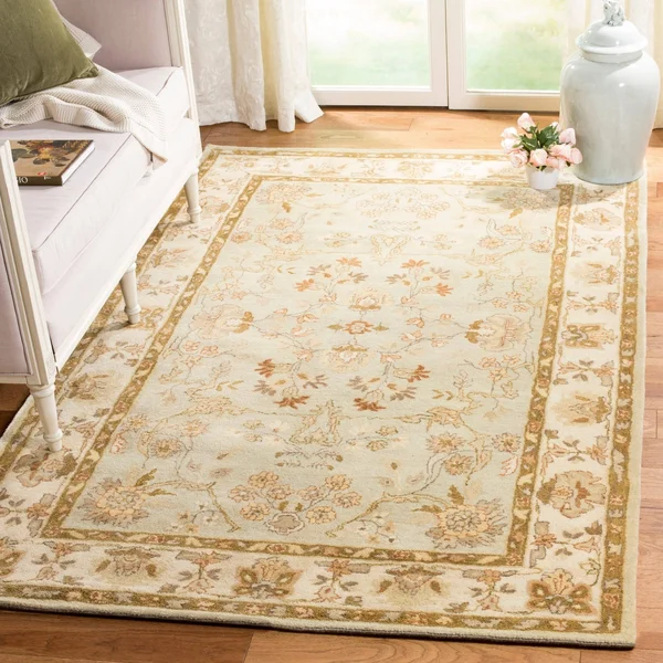 Safavieh Bergama Brg135 Area Rug Khaki - Ivory 6' x 6' Round