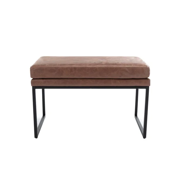 WOVENBYRD 30.5x22 Decorative Pillowtop Ottoman - Brown
