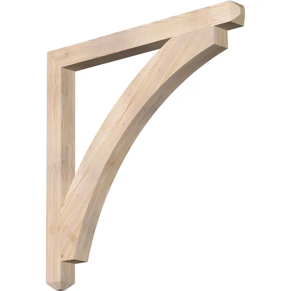 3 1/2x22W x 42x22D x 42x22H Thorton Craftsman Smooth BRACKET - Douglas Fir