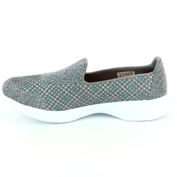 Skechers Women's GOwalk 4 Kindle Slip on Walking Shoe - Size: 9 M, Gray