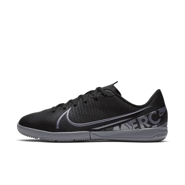 Nike Kids& Mercurial Vapor 13 Academy Indoor Soccer Shoes - Black