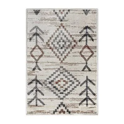 Bert Southwestern Bone Area Rug Foundstone Rug Size: Rectangle 4& x 6&