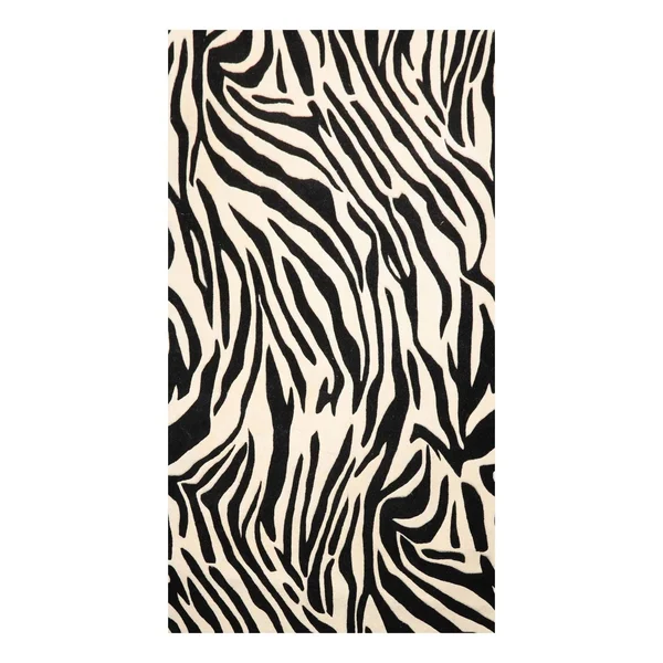 5x8 Hand Tufted Hand Made 100% Wool Animal Print Modern & Contemporary Oriental Area Rug Black - White Color - 5& x 7& 11&&