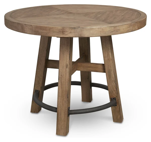 S232-156-159 Brown Round Bar Table