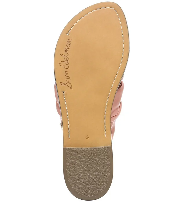 Sam Edelman Garson Knotted Leather Sandals - 9M